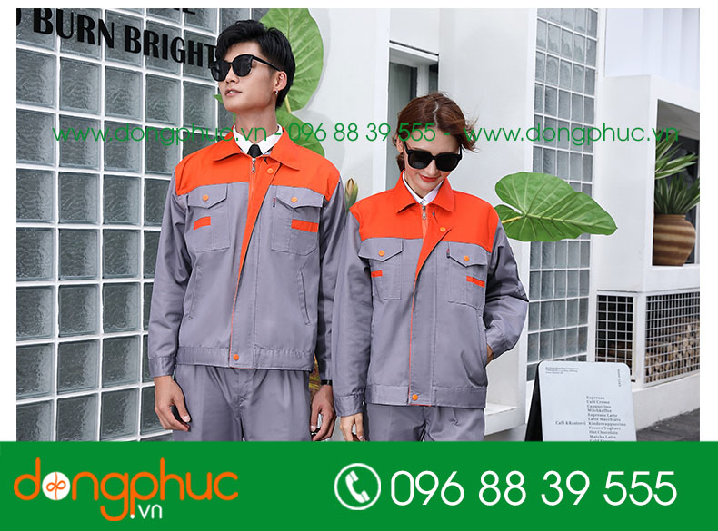 Mẫu bảo hộ màu ghi phối cam